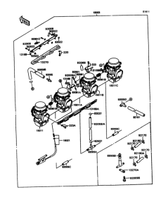 ZX600 Карбюратор