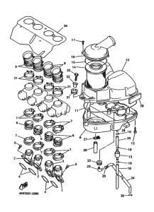 XJ600N Впускная система