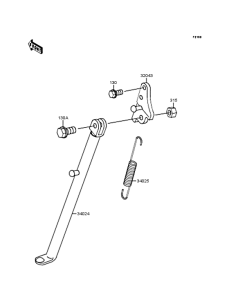 KX60 Подножка