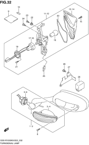 GSX-R1000 Поворотники
