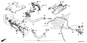 CBR500R (ABS) Радиатор