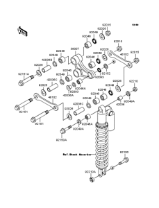 KX125 Задняя подвеска