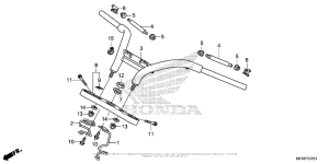 VT1300CX Handlebar + Top Bridge (2)