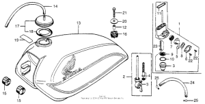 XL175 Топливный бак