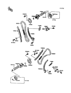 VN1500 Распред вал