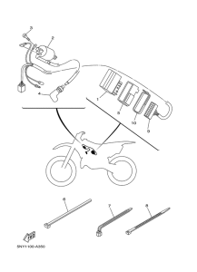 YZ125 Электрика 1
