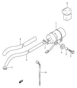 GSX250 Топливный насос