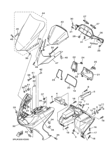 YP400 Ветровое стекло
