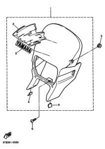 XT400E Капот двигателя и топливо