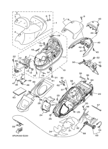 YP400 Сиденье