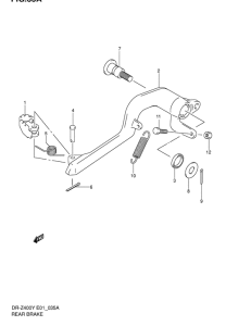 DR-Z400 Передний суппорт