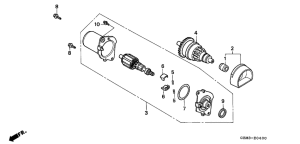 SFX50 Стартерный мотор