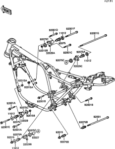 Z550 Рама ,крепежные детали