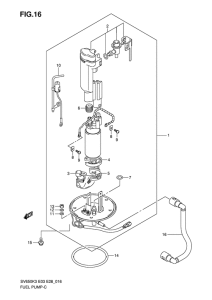 SV650 Топливный насос