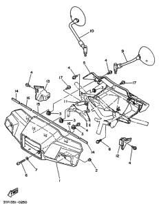 XC125 Обтекатель 1