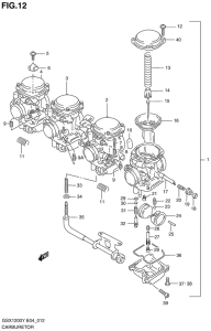 GSX1200 Carburetor assy