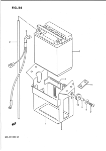 GSX-R1100 Аккумулятор