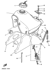 DT125E Rpservoir a carburant