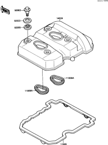 EX250 Крышка головки цилиндров