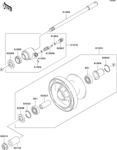 VN800 Переднее колесо