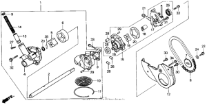 GL1500 Масляный насос