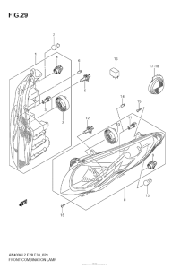 AN400 (ABS) Front Combination Lamp