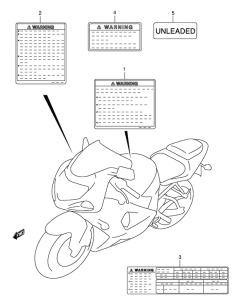 GSX-R750 Наклейки