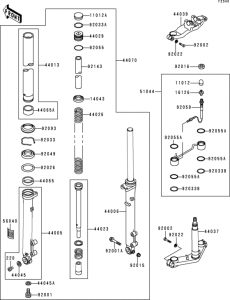 ZG1200 Передняя вилка