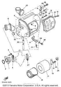 BW200N Воздушный фильтр