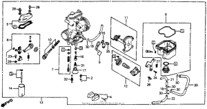 XR350R Carburetor 85