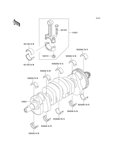 ZR1000 Коленвал