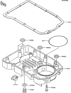 ZX600 Маслянный поддон