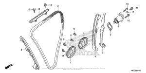 CB1100 (ABS) Cam Chain + Tensioner