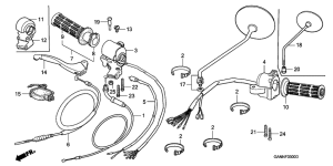  Handle lever / switch /  cable