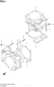 DL1000 (ABS) Цилиндры