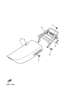 XT350'88 Сиденье