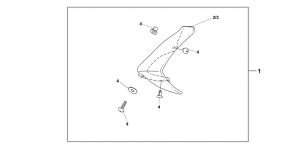 SH125D Knuckle visor set