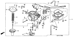 CN250 Carburetor assy