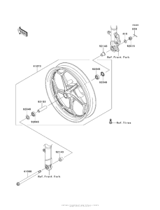 EX300 Front Wheel (Aes)