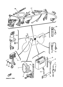 TZR125 Электрические детали
