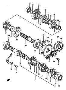 DR600 Трансмиссия