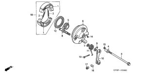 PK50S Передний тормоз