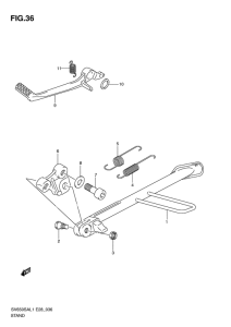SV650 (ABS) Stand comp