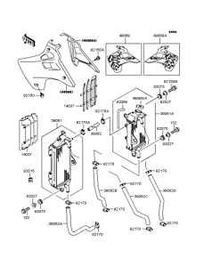 KX125 Радиатор