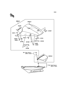 ZX1400 Accessory(Single Seat Cover)