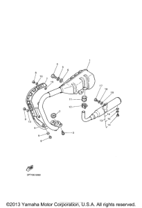 PW50D1 Выхлопная система