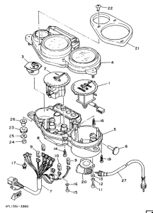 TZR125 Приборы