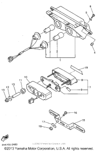 YZF600RGC Фонарь
