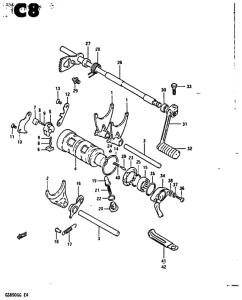 GS850 Переключение передач