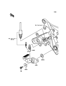 EX400 ブレーキペダル